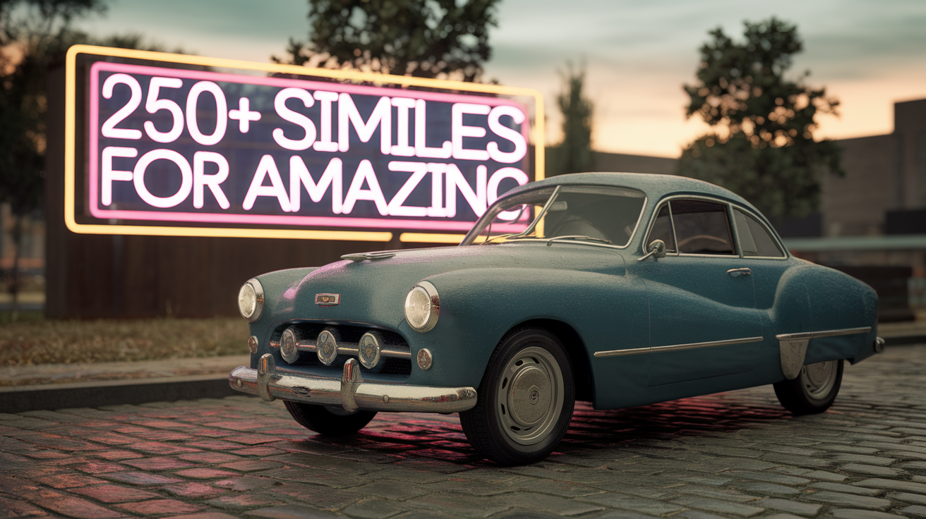 250+ Similes for Amazing