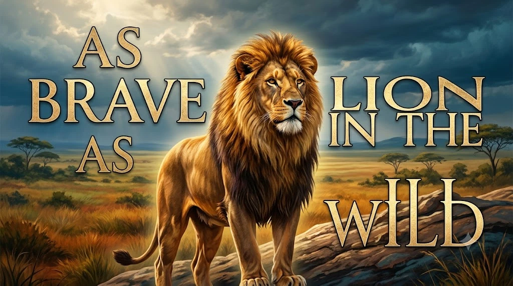 As Brave as a Lion in the Wild