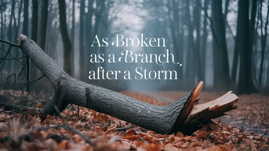 As Broken as a Branch After a Storm