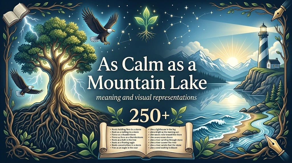 As Calm as a Mountain Lake