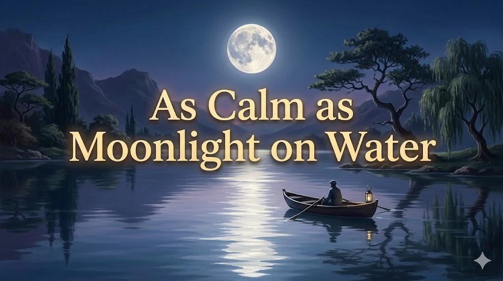 As Calm as Moonlight on Water