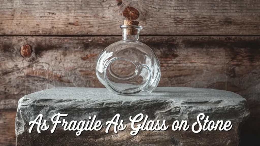 As Fragile as Glass on Stone