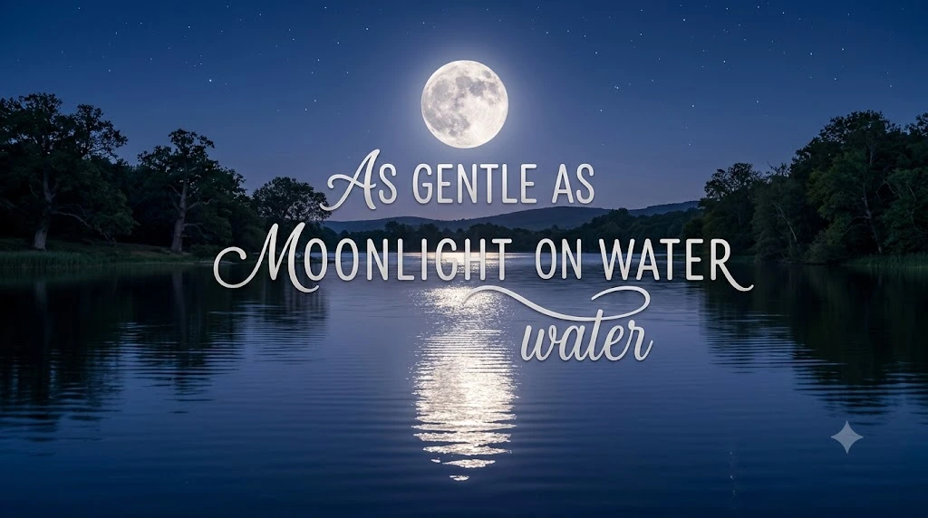 As Gentle as Moonlight on Water