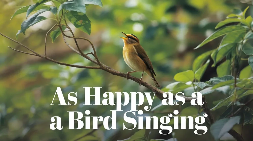 As Happy as a Bird Singing