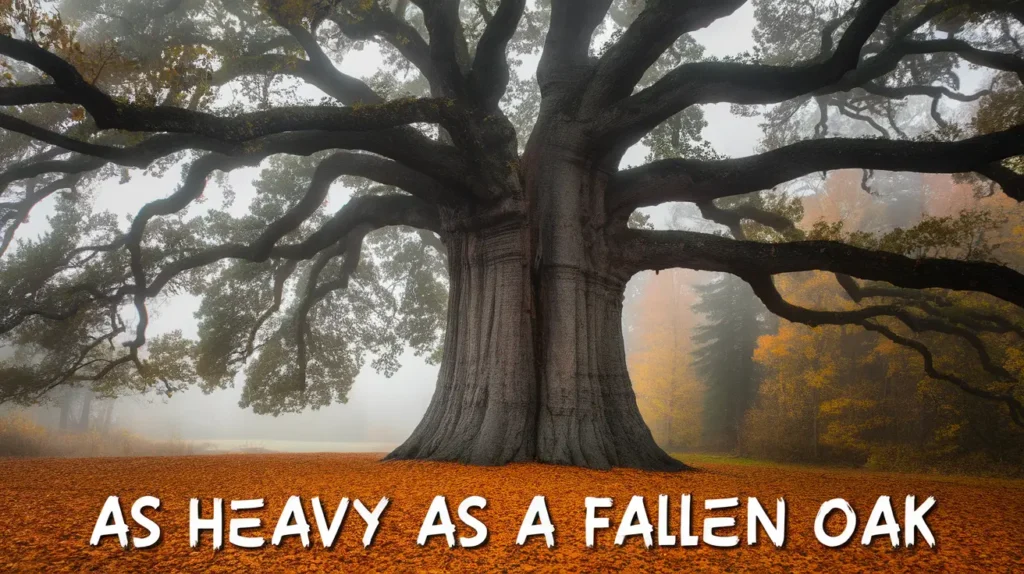 As Heavy as a Fallen Oak