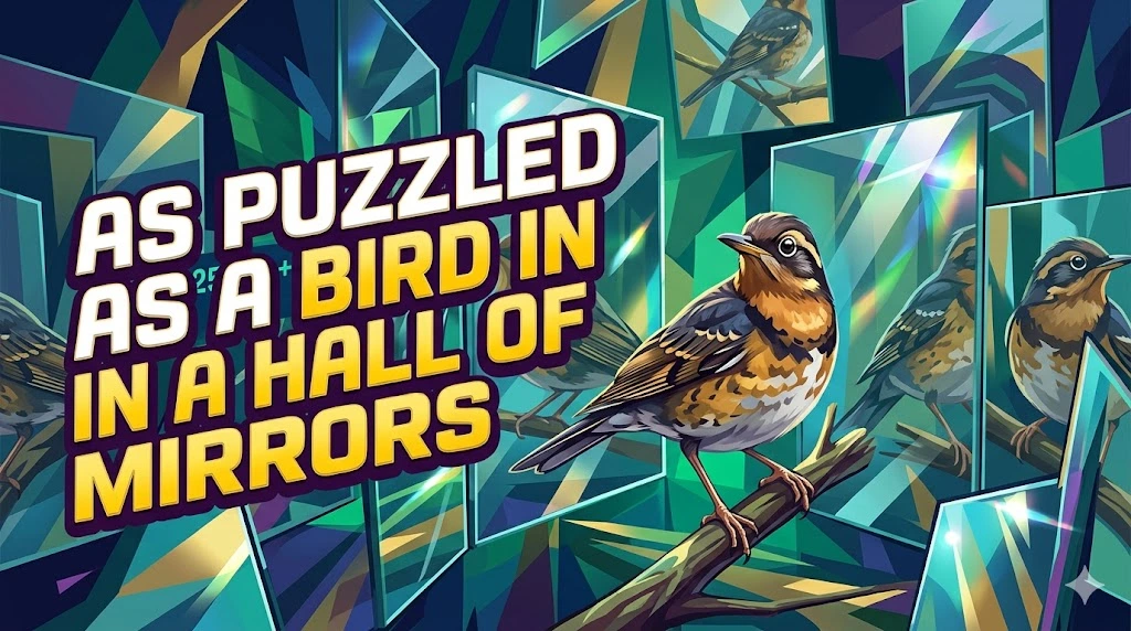 As Puzzled as a Bird in a Hall of Mirrors