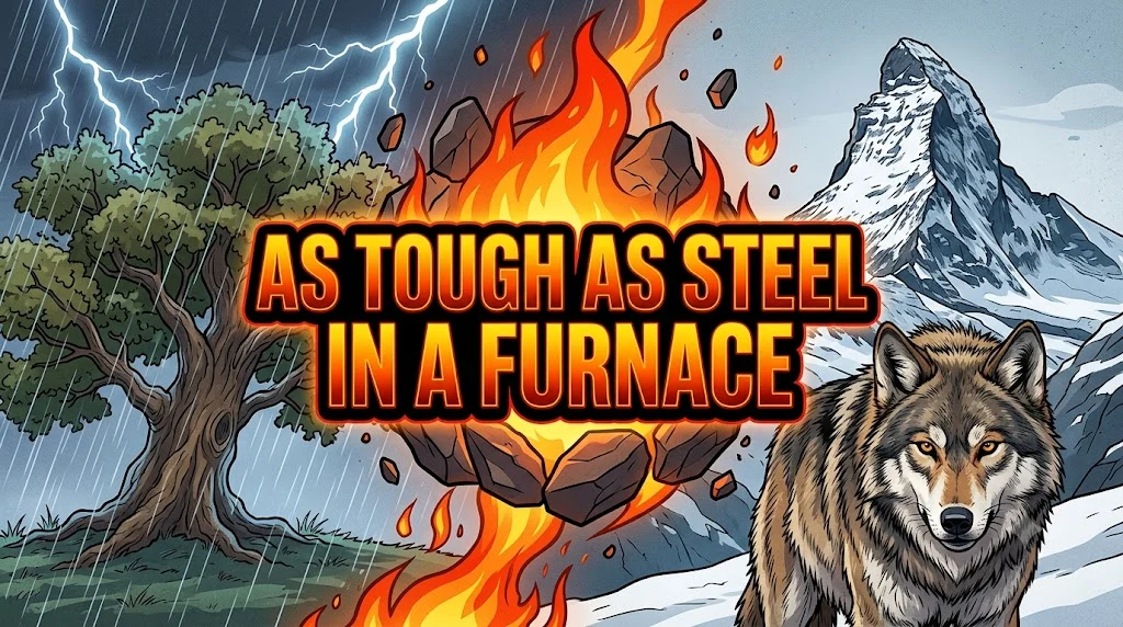 As Tough as Steel in a Furnace