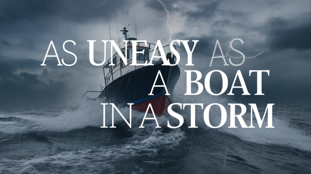 As Uneasy as a Boat in a Storm