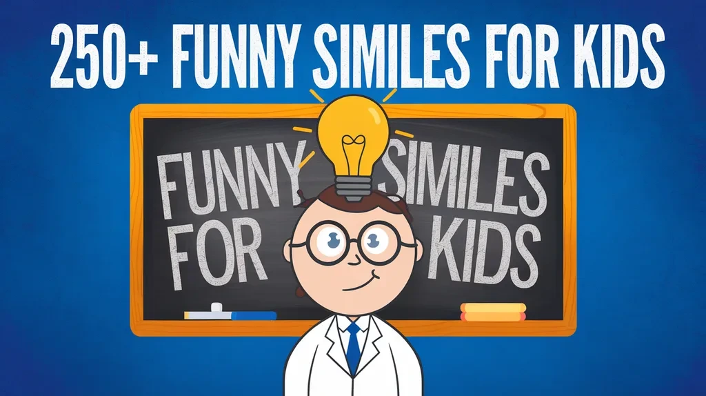 250+ Funny Similes for Kids