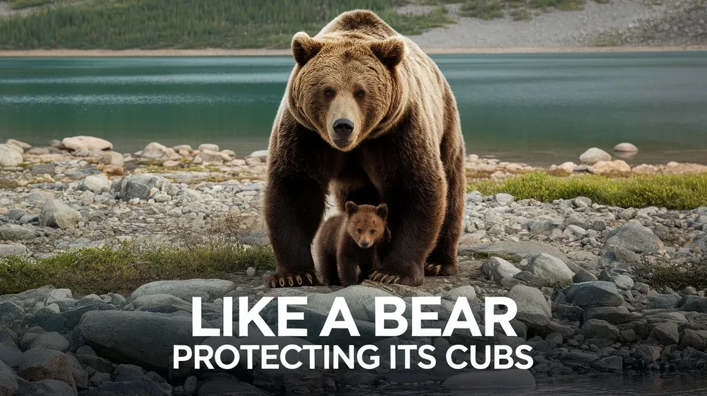 Like a Bear Protecting Its Cubs