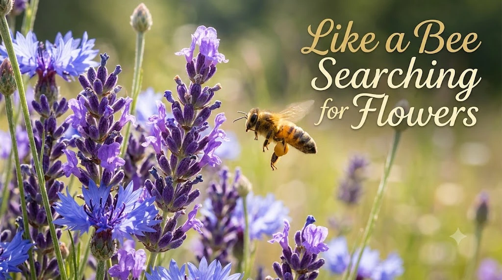 Like a Bee Searching for Flowers