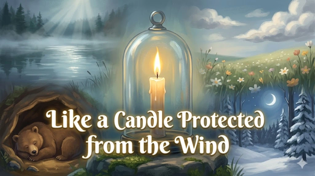 Like a Candle Protected from the Wind
