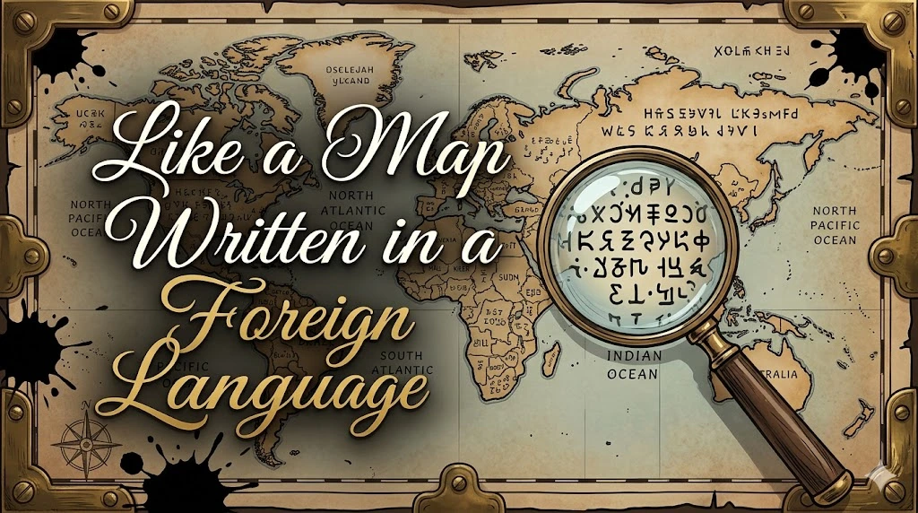 Like a Map Written in a Foreign Language