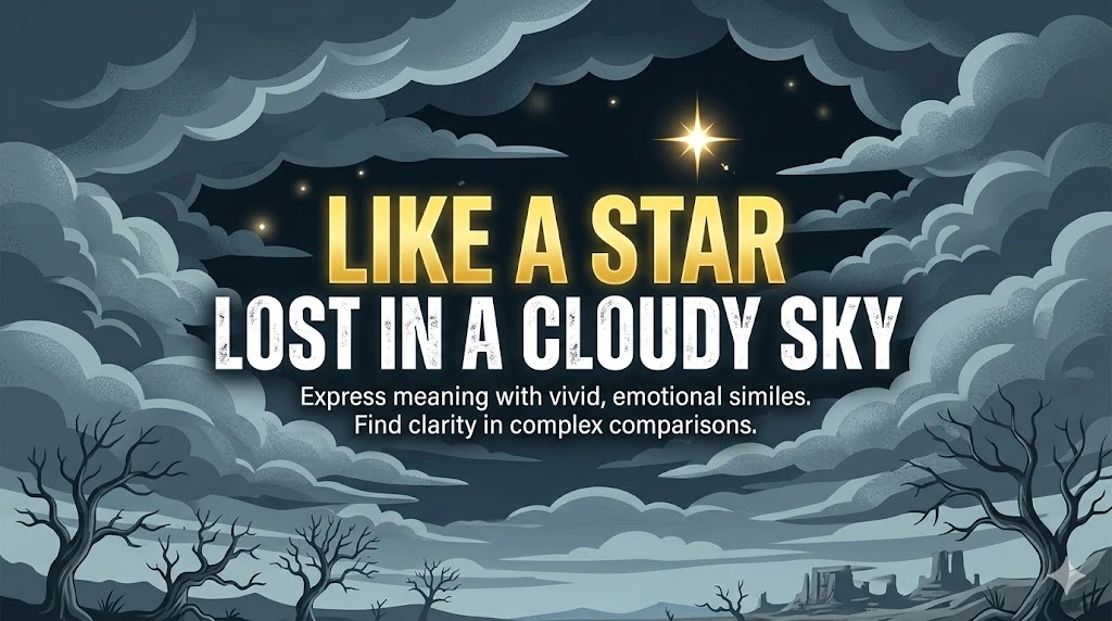 Like a Star Lost in a Cloudy Sky