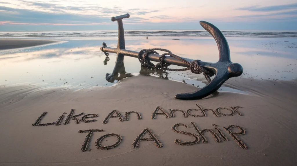 Like an Anchor to a Ship