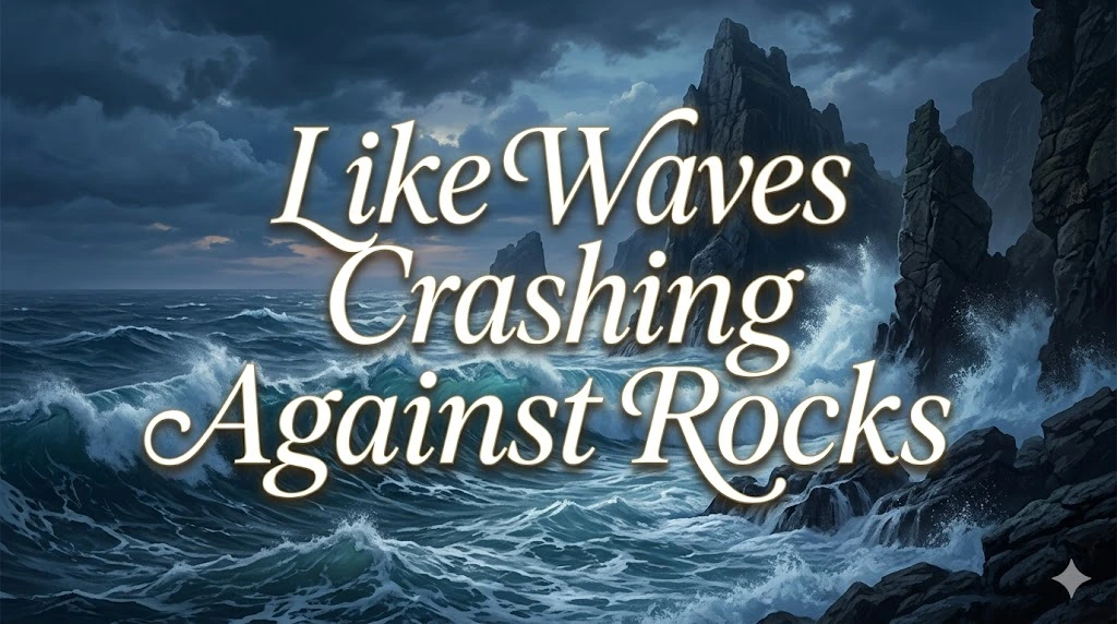 Like Waves Crashing Against Rocks