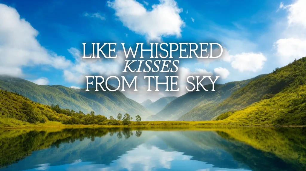 Like Whispered Kisses from the Sky
