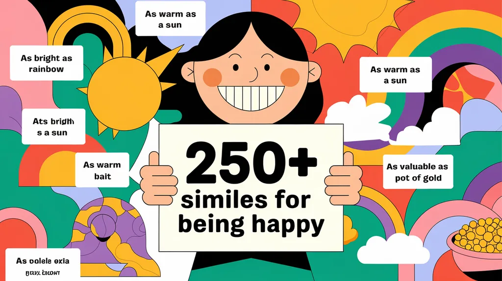 Similes for Being Happy
