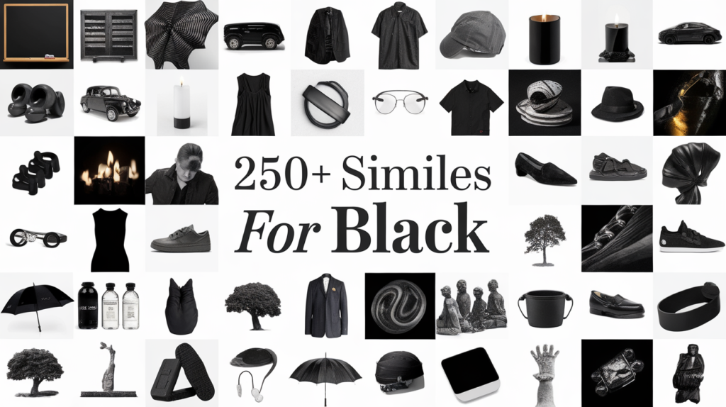 Similes for Black