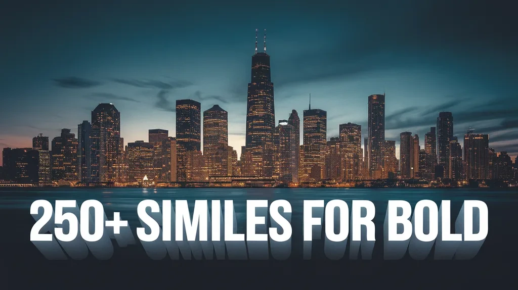 Similes for Bold