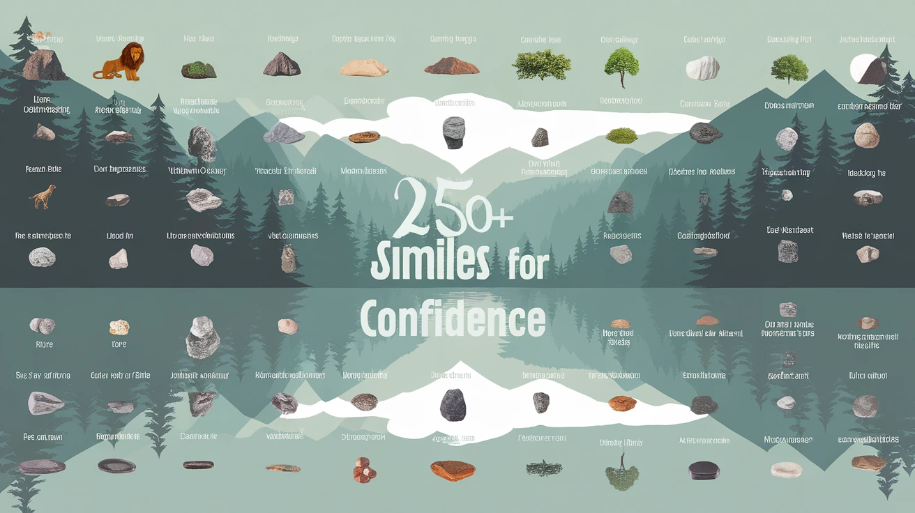 250+ Similes for Confidence