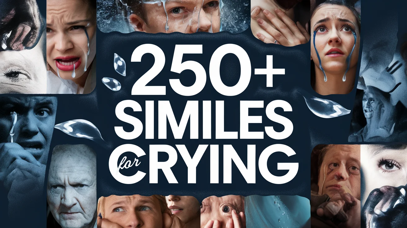 Similes for Crying