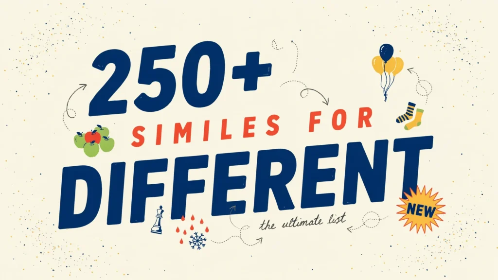 Similes for Different