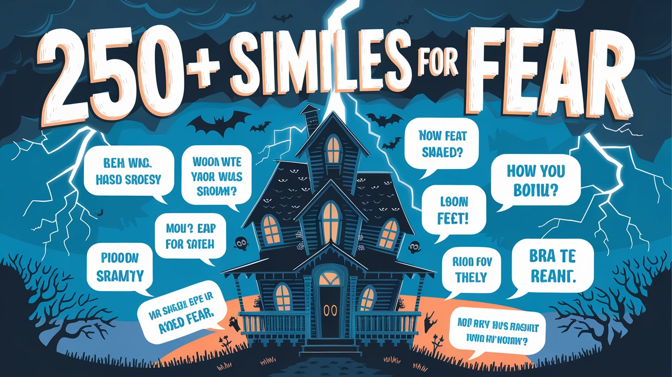 250+ Similes for Fear