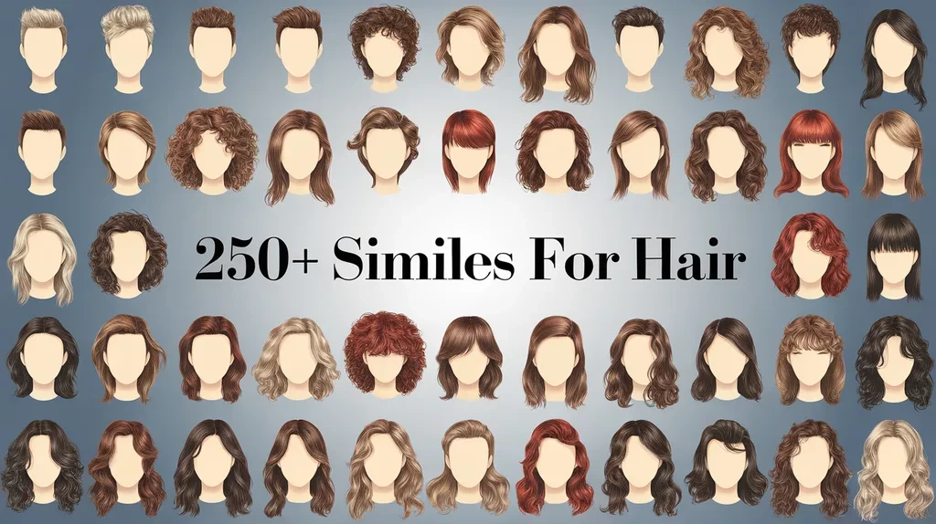 250+ Similes for Hair