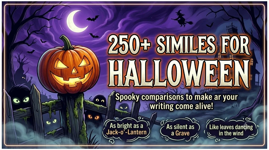 250+ Similes for Halloween