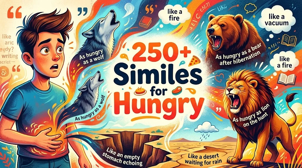 250+ Similes for Hungry