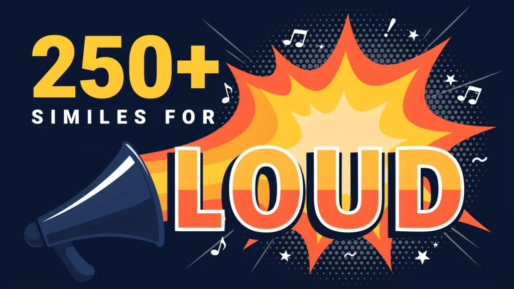Similes for Loud