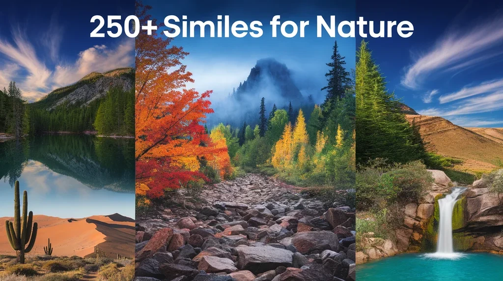 Similes for Nature