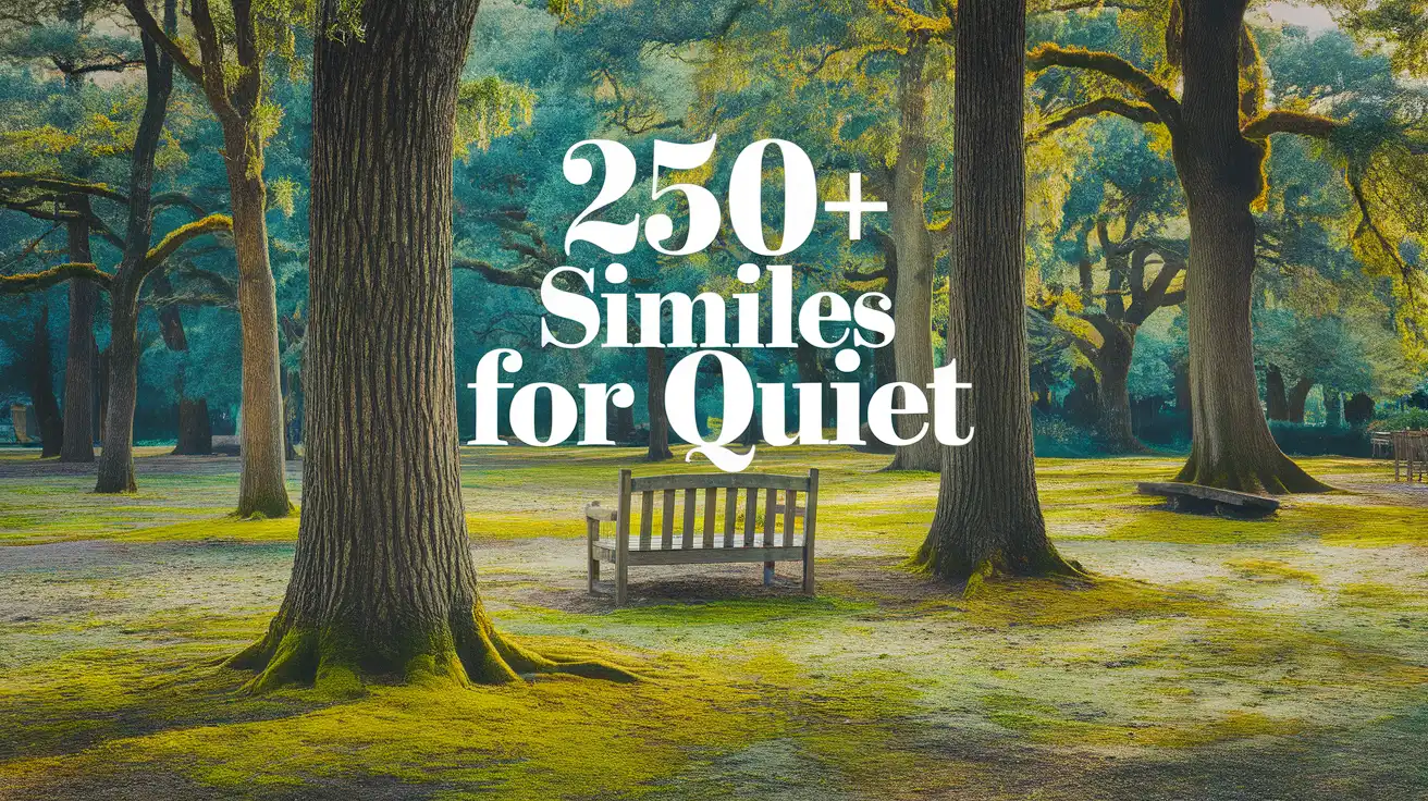 250+ Similes for Quiet