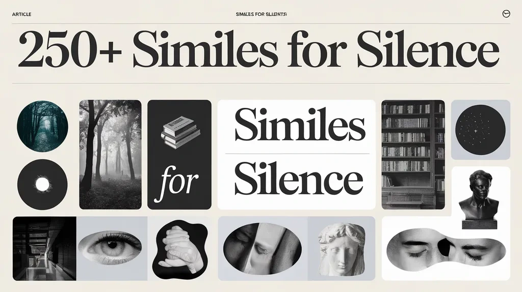 Similes for Silence