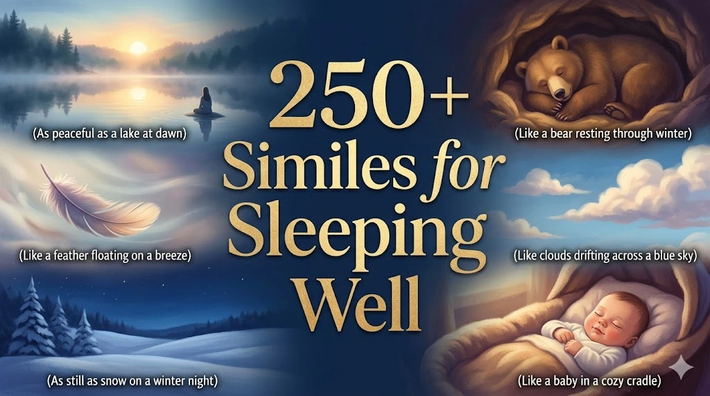 Similes for Sleeping Well