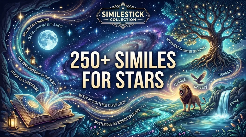 250+ Similes for Stars