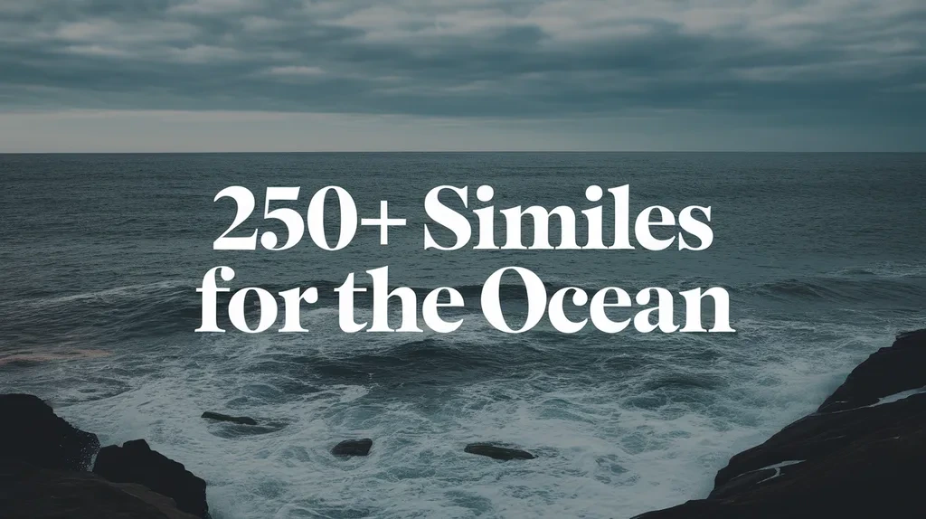 Similes for the Ocean