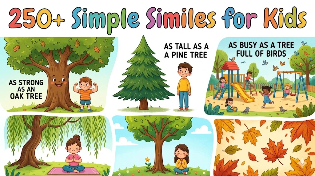 250+ Simple Similes for Kids
