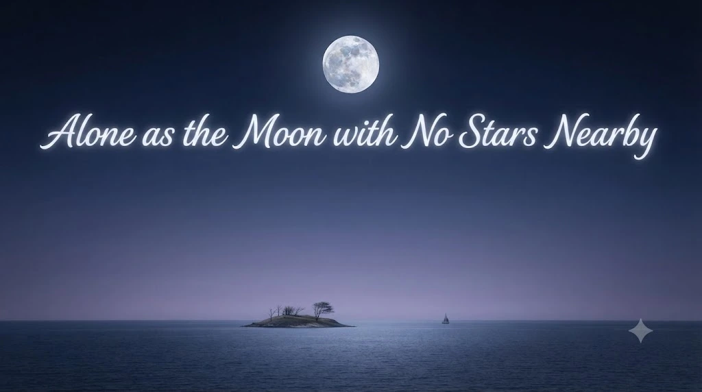 Alone as the Moon with No Stars Nearby