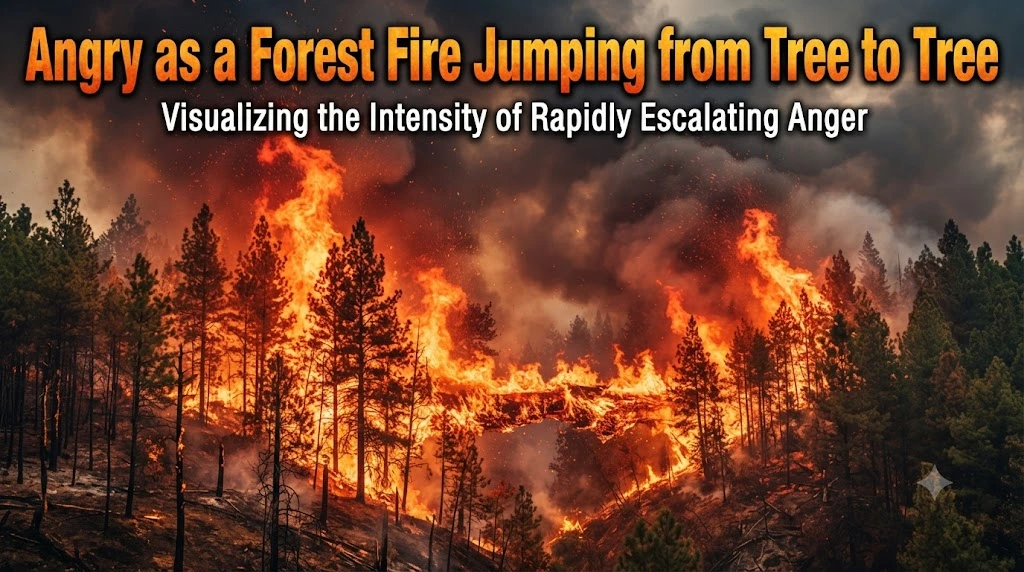 Angry as a Forest Fire Jumping from Tree to Tree
