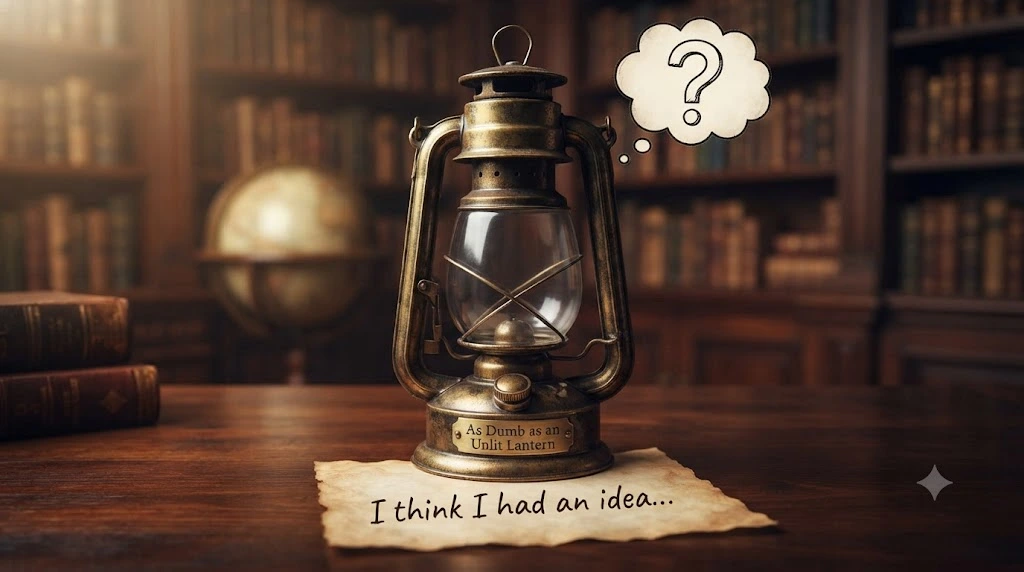 As Dumb as an Unlit Lantern