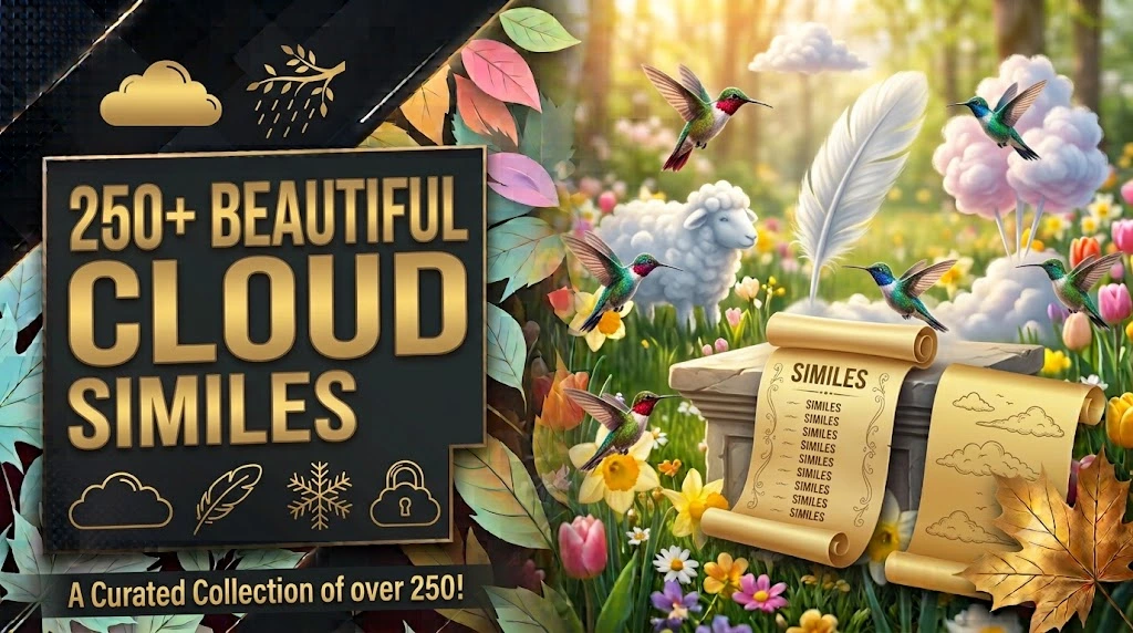 250+ Beautiful Cloud Similes