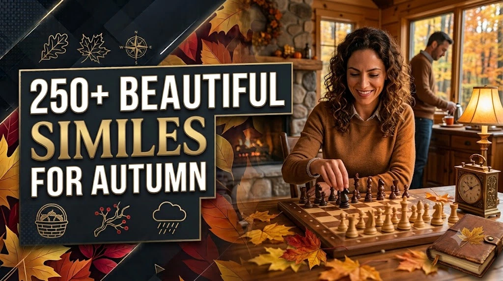 Beautiful Similes for Autumn