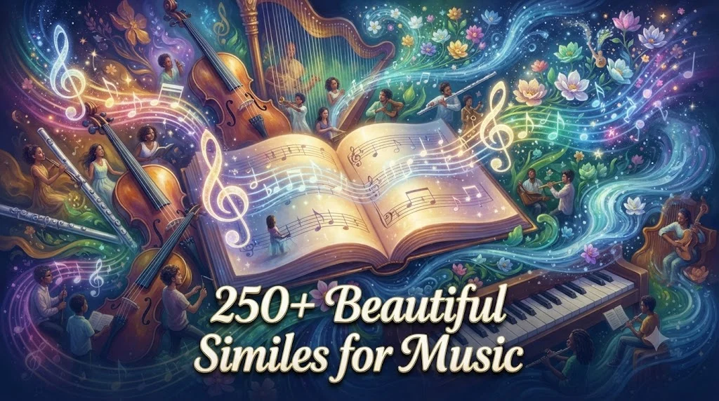 Beautiful Similes for Music