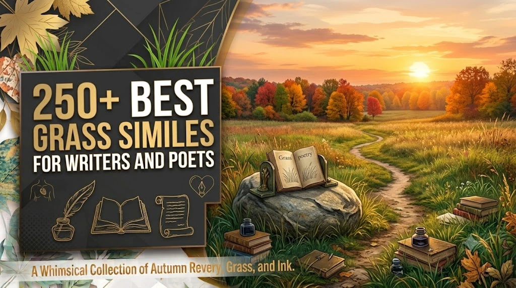 250+ Best Grass Similes for Writers and Poets