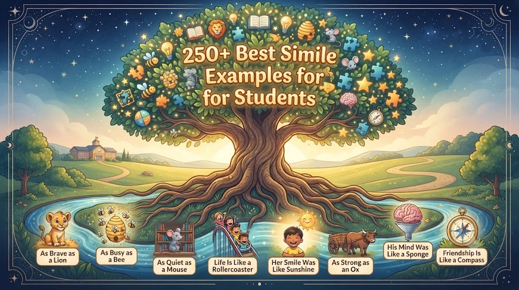 250+ Best Simile Examples for Students