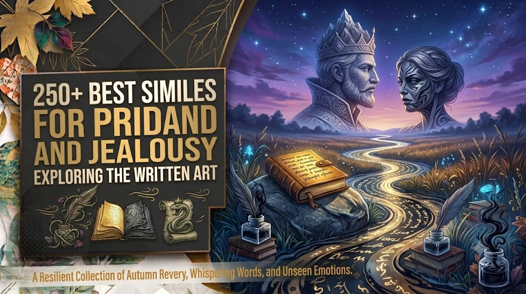 Best Similes for Pride and Jealousy