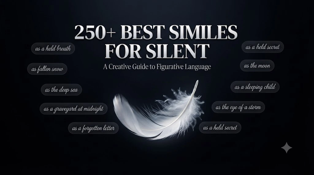 250+ Best Similes for Silent