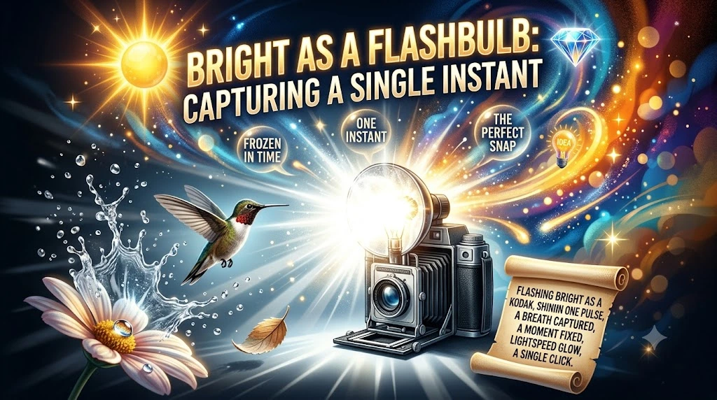 Bright as a Flashbulb Capturing a Single Instant
